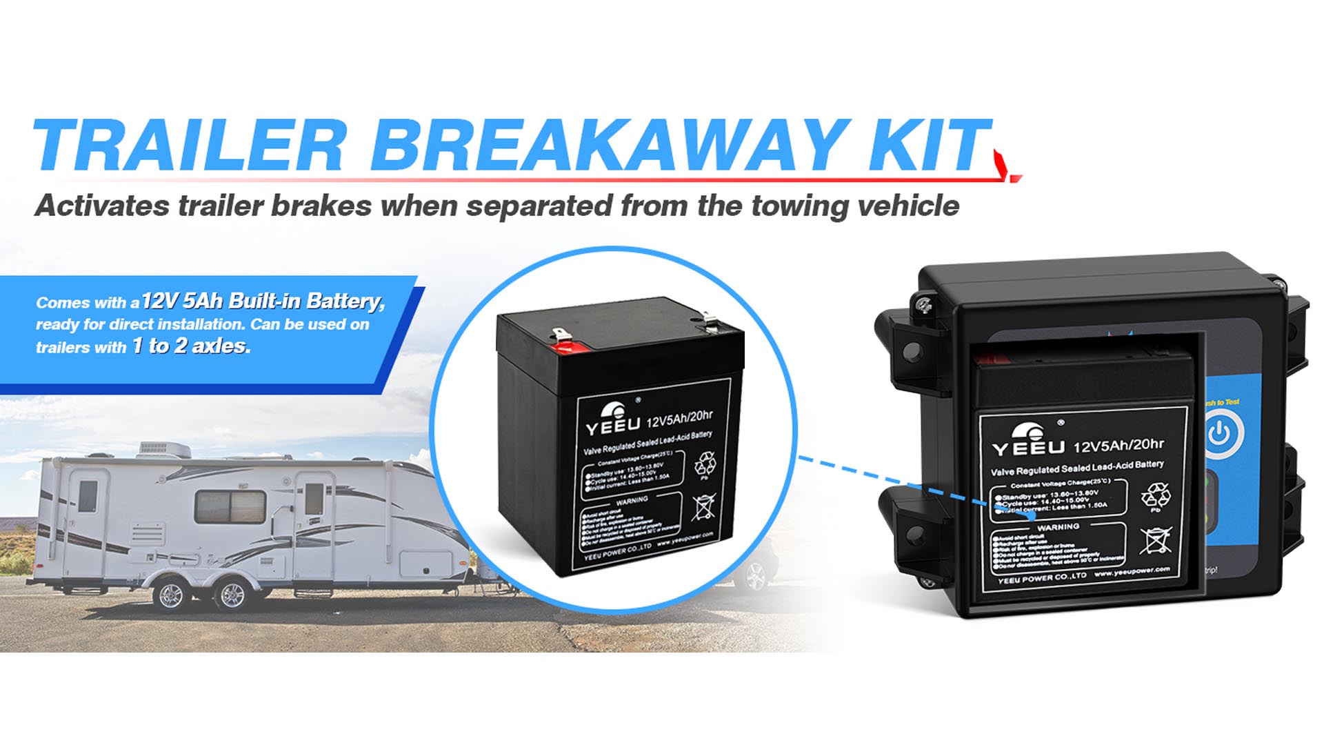 12V5Ah Breakaway System Battery