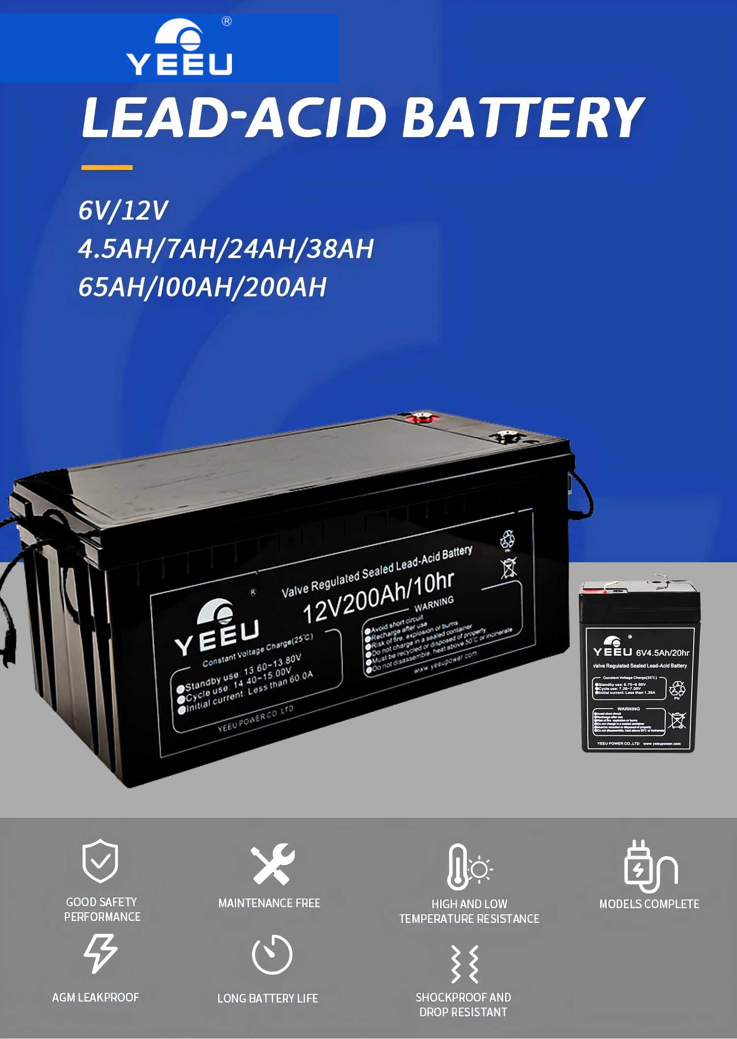 12V Lead Acid Battery